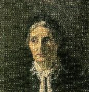 Eugene Jansson portratt av aldre dam painting